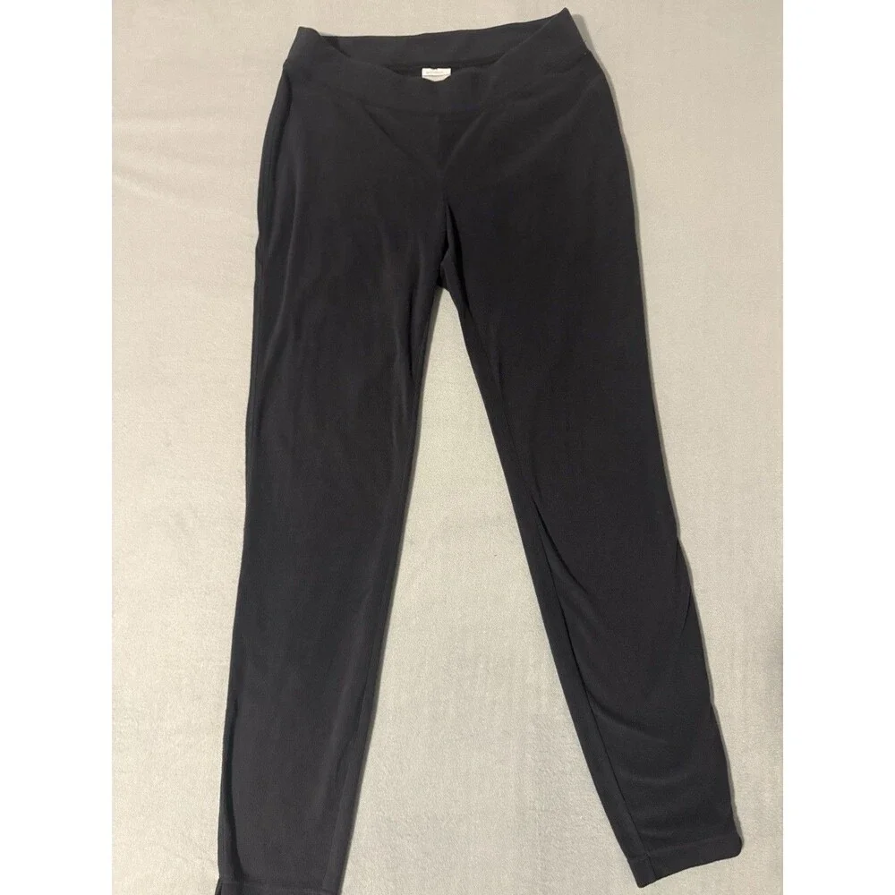 Columbia Size XL Womens Black Fleece Pull On Soft Pants - Picture 2 of 7